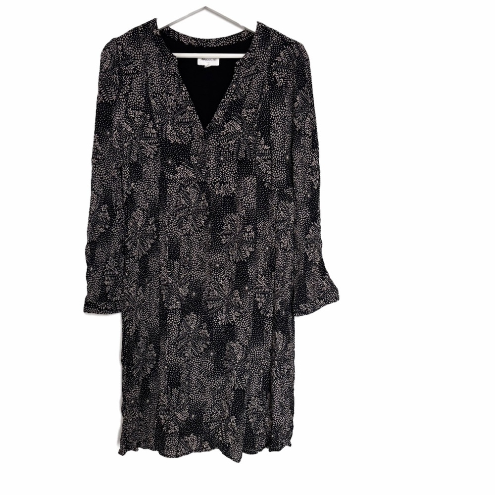 Dress from Maison 123, black and grey print. Size 42